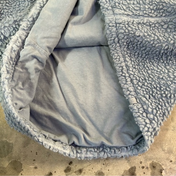 Lululemon Wool Whenever Chambray Blue Pullover Crew Size 8 - Picture 11 of 13